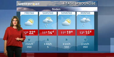 Die 4-Tagesprognose