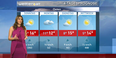 Die 4-Tagesprognose