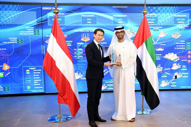 Kanzler Kurz wieder in den Vereinigten Arabischen Emiraten