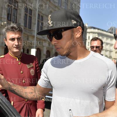 Lewis Hamilton in Wien