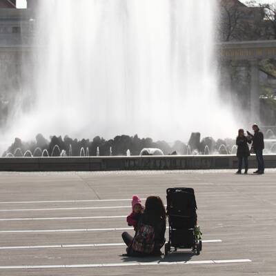 Sonnige Mittagspause