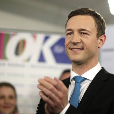 VP-Spitzenkandidat Othmar Karas bei der EU-Wahl