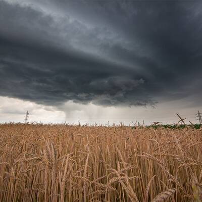 Hagel aus Superzelle