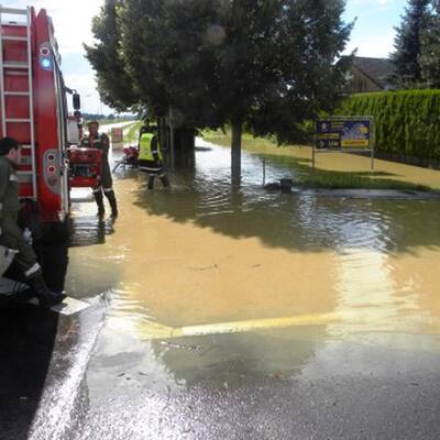 Unwetter-Großeinsatz im Bezirk Jennersdorf