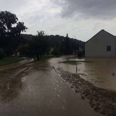 Unwetter im Weinviertel
