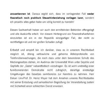 Grassers Brief an Bandion-Ortner