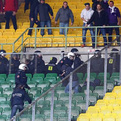 Wiener Derby: Randale auf der Tribüne