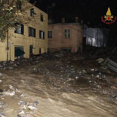 So sieht es im Ort Bolzaneto aus