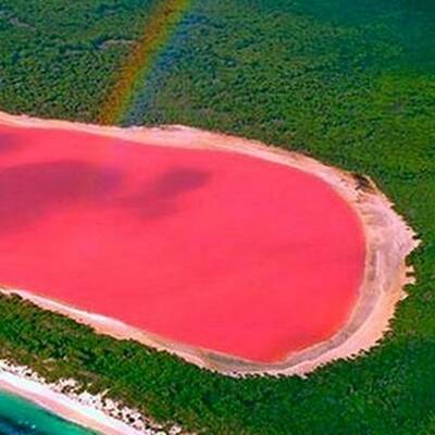 Hier befindet sich der See