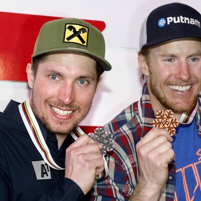 So feierte Hirscher seine Silbermedaille