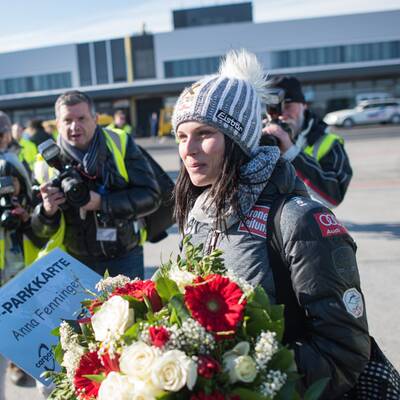 Bilder: Fenninger in Salzburg gelandet