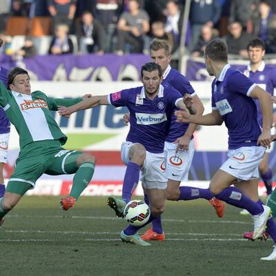 Die Bilder zum Derby Austria gegen Rapid