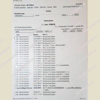 Nachricht vom Anwalt