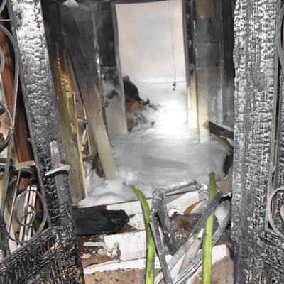 Erste Bilder aus dem explodierten Haus