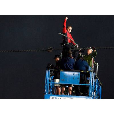 Dem 33-jährigem Akrobaten Nik Wallenda gelang Lebenstraum 