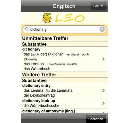 LEO Wörterbuch App