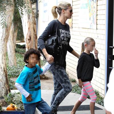 Heidi Klum mit ihren Kids in L.A 