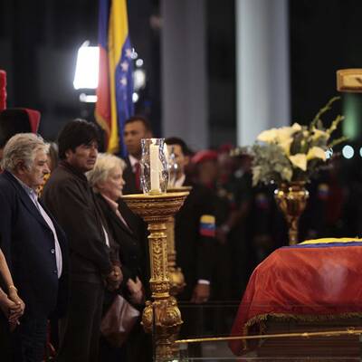 Chavez' Leichnam aufgebahrt