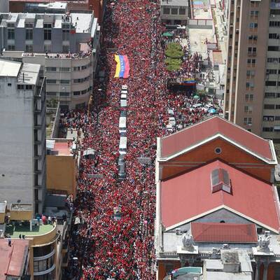 Chavez' Leichnam aufgebahrt