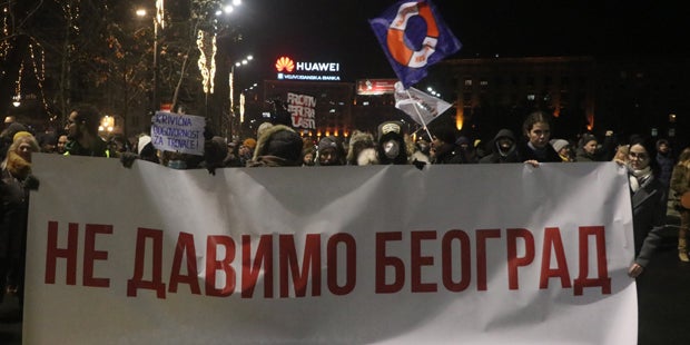 Winter-Smog hat den Balkan fest im Griff