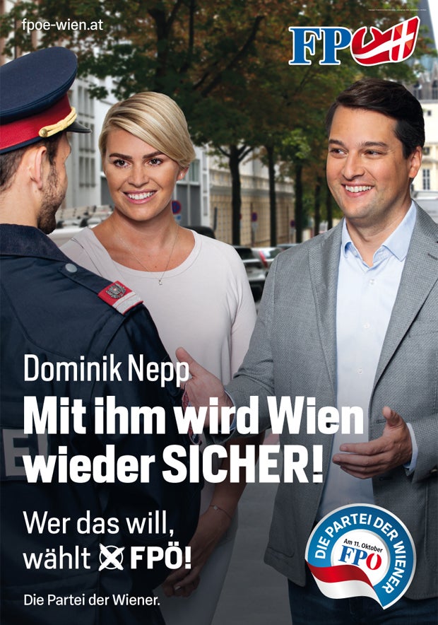 Wahl-Plakate: FPÖ setzt auf Sicherheit und Ausländer