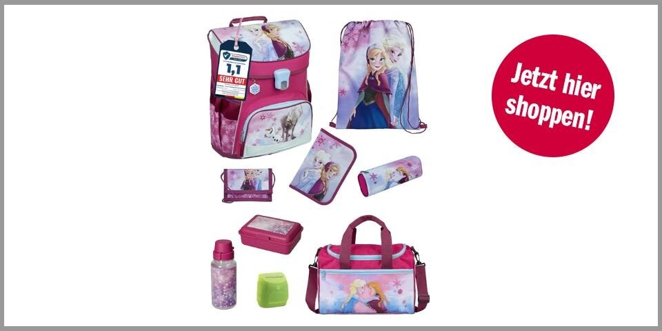 Scooli Campus Fit Frozen Schulranzen Set – für 152,95 Euro bei Amazon* 