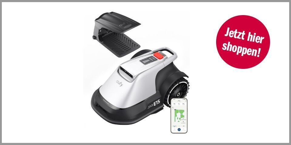 Shopping CH Frühlingsangebote Mähroboter Eufy E15 Mähroboter