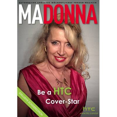 Cover-Model by HTC & MADONNA 