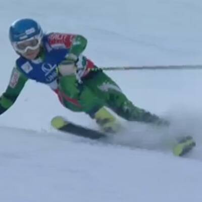 Die Bilder des Damen Riesentorlaufes