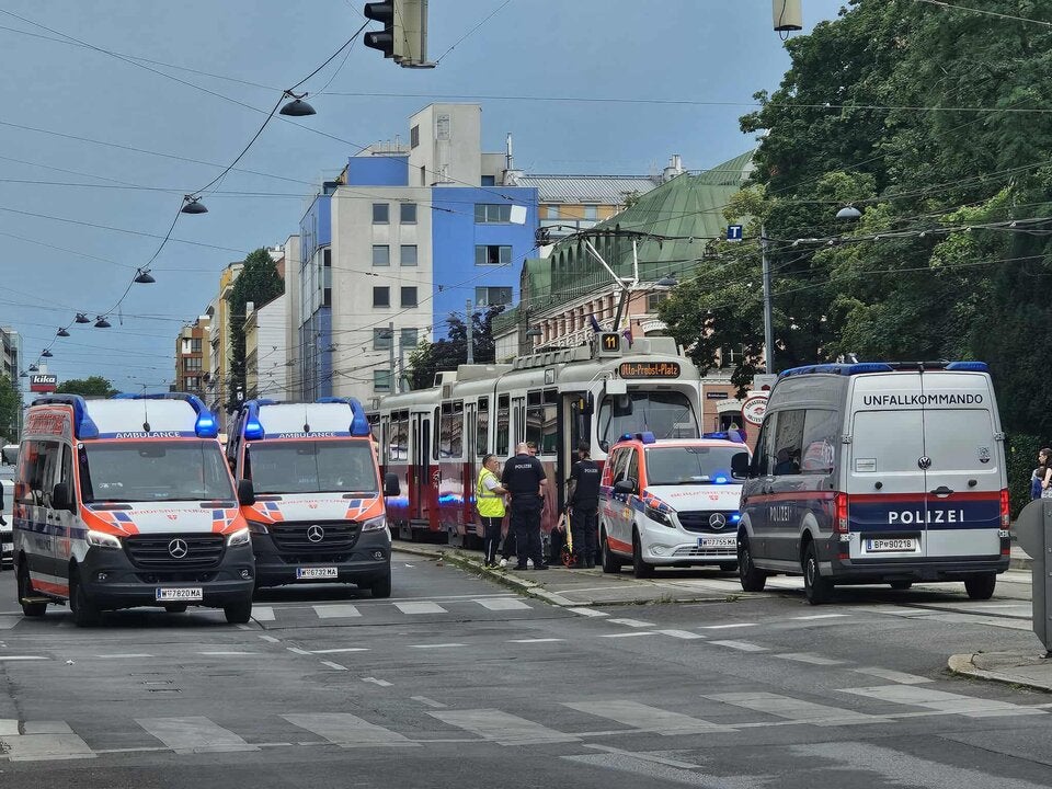 Straßenbahn Favoriten Unfall