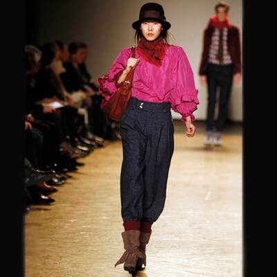 Herbst/Wintermode in Fuchsia