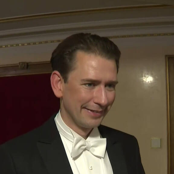 68. Wiener Opernball: Sebastian Kurz im Interview