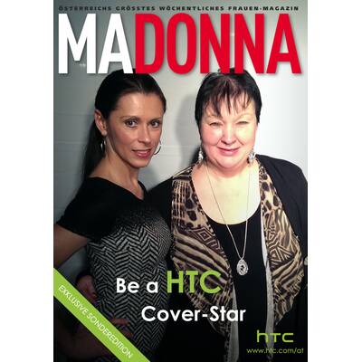 Cover-Model by HTC & MADONNA 