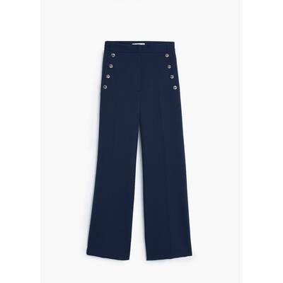 Krepppants mit raffiniertem Ornamentikmuster, comma,  89,99 EUR