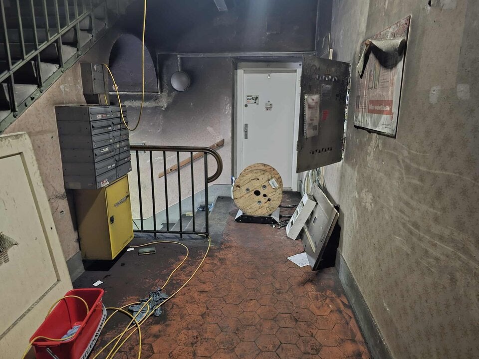 Brand in Floridsdor Seitz-Hof