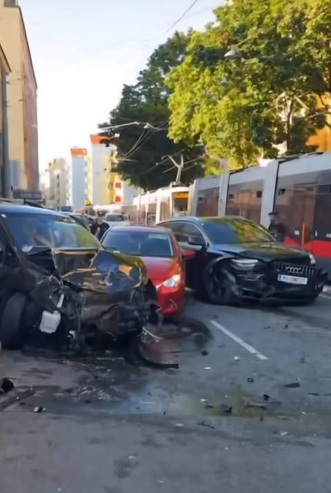 Bim-Straßenbahn-Crash Favoriten