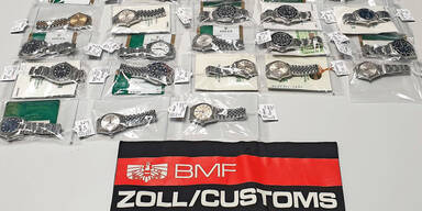 Z&ouml;llner mit Rolex-Riecher: 38 Uhren entdeckt