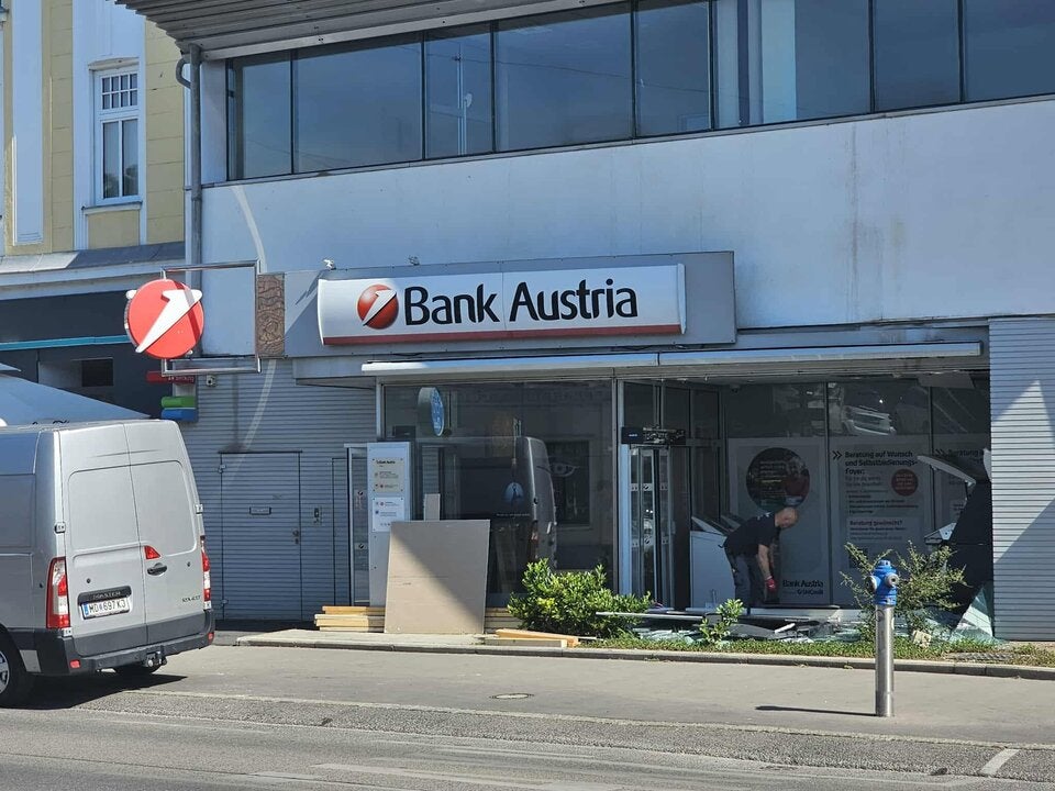 24. Bankomatsprengung siegesplatz Donaustadt