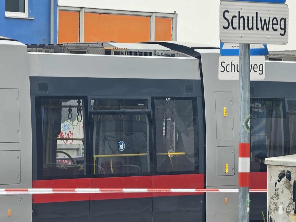 Bim beschossen
