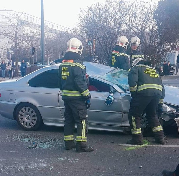 Schwerer Massen-Crash in Wien - Verletzte