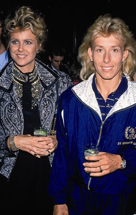 Martina Navratilova und Judy Nelson