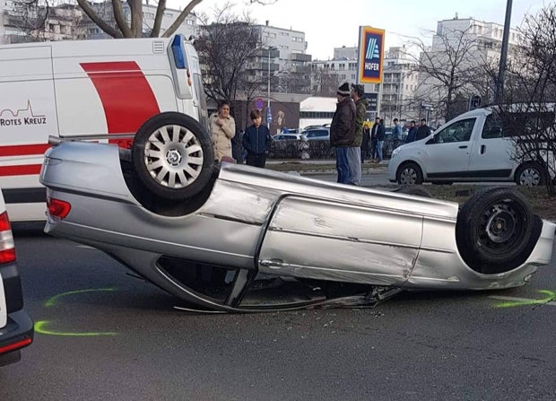 Schwerer Massen-Crash in Wien - Verletzte
