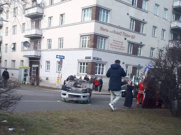 Schwerer Massen-Crash in Wien - Verletzte
