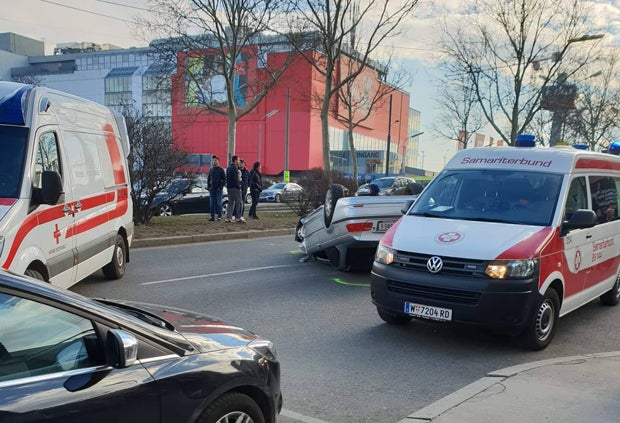 Schwerer Massen-Crash in Wien - Verletzte