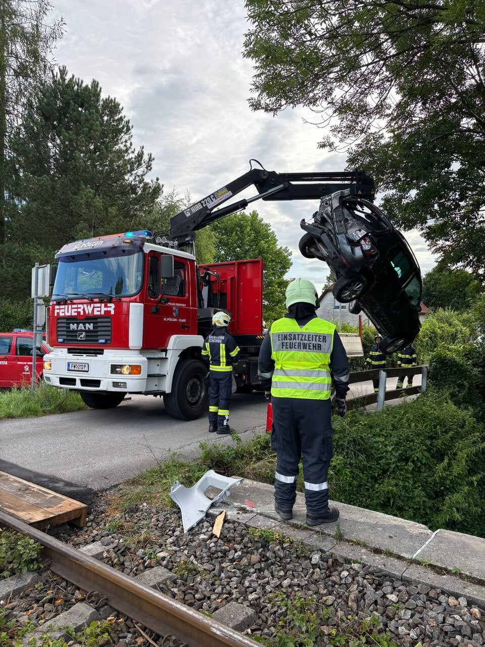 unfall mit zug