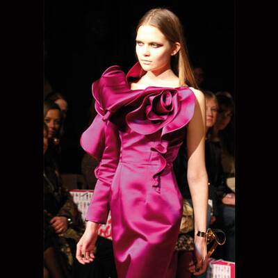 Herbst/Wintermode in Fuchsia