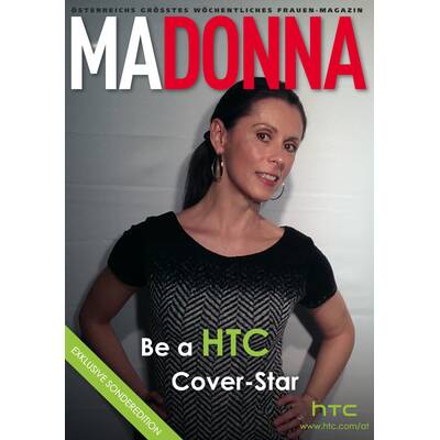 Cover-Model by HTC & MADONNA 