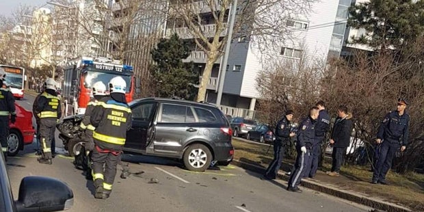 Schwerer Massen-Crash in Wien - Verletzte