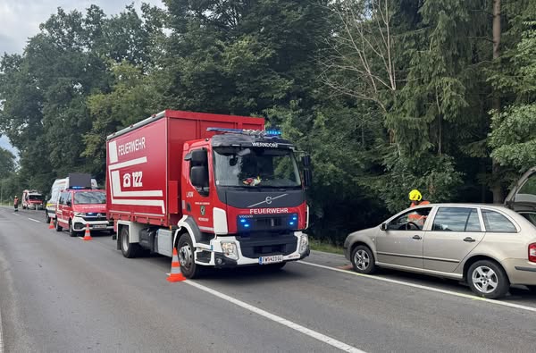FF Werndorf Mann unter Schlaftabletten erfasst zwei Radler