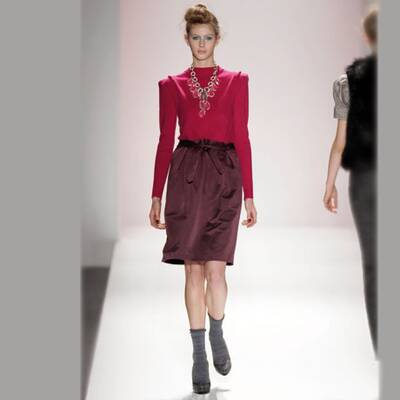 Herbst/Wintermode in Fuchsia